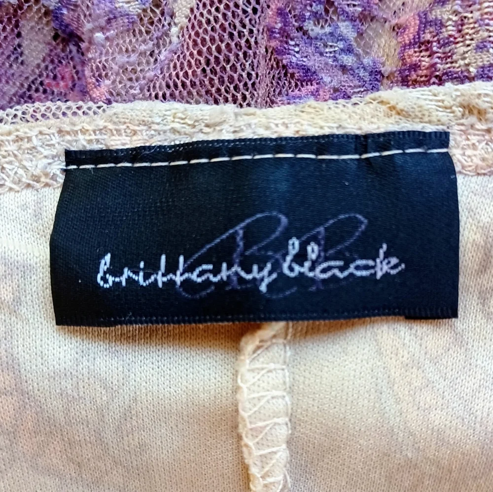 Brittany Black Boho Lace Top - Size 1X - Picture 11 of 11